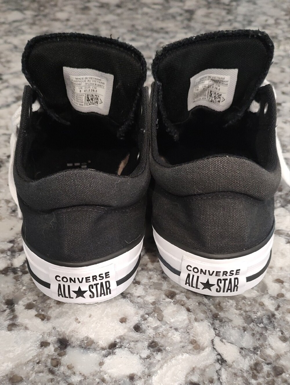 Converse Black and White Low Top Sneakers - Picture 4 of 6